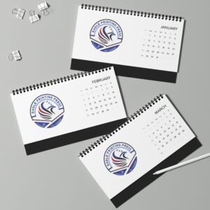 Desktop Calendar (2024 grid)